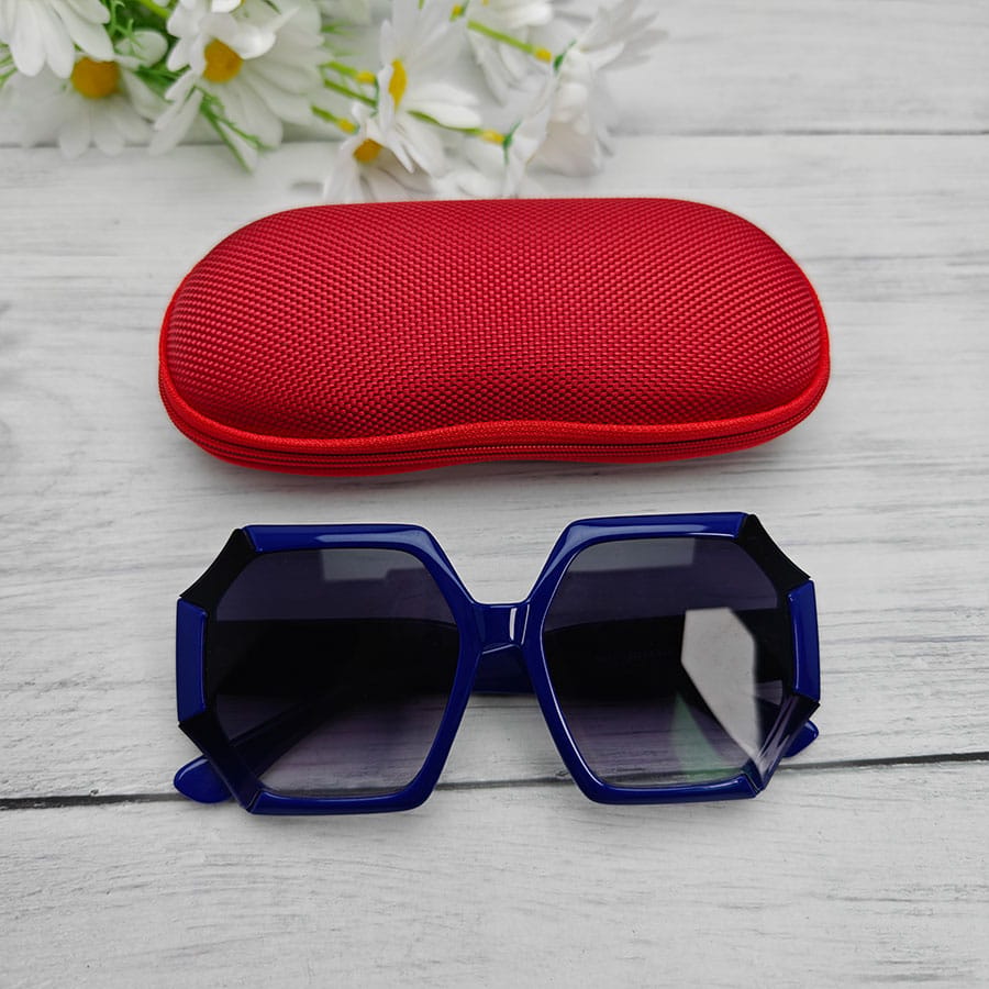 Zipper glasses case