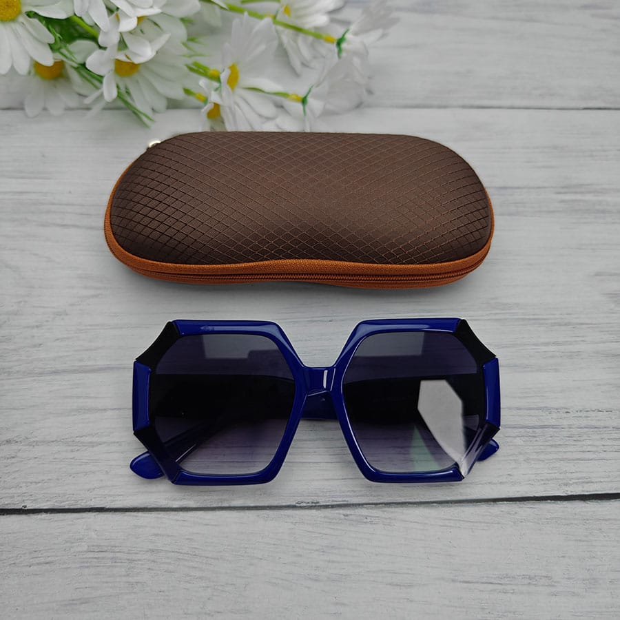 Zipper glasses case