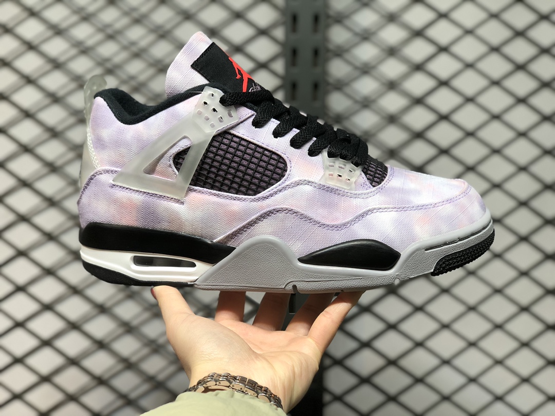 Pure original AJ4 starry sky tie-dye magic color Zen master magic color tie-dye Nike Nike Air 