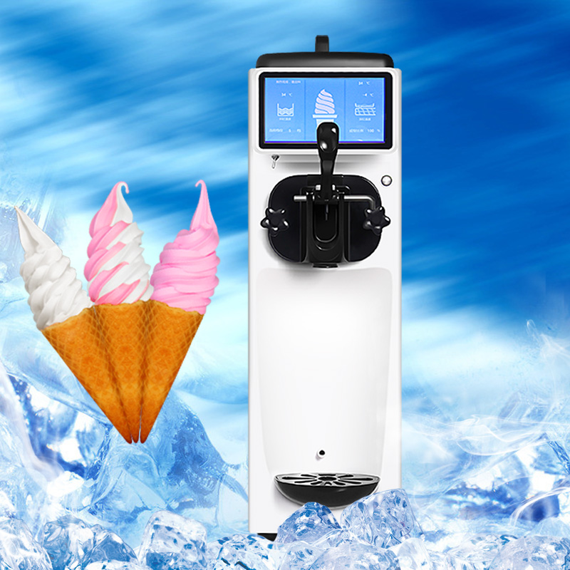 GSEICE ST16RELW Home Soft Serve Ice Cream Machine, 7 Inch LCD Touch Screen with 12 to 16L or 3.2 to 4.2 Gal Per Hour,Commercial Sofy Ice Cream Maker Machine For Sale