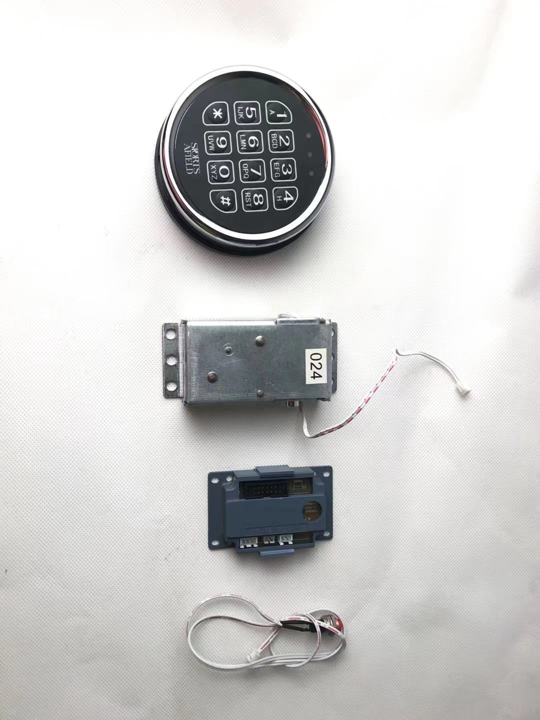 Round smart biometric digital rfid electronic safety cabinet locks for hotel and home