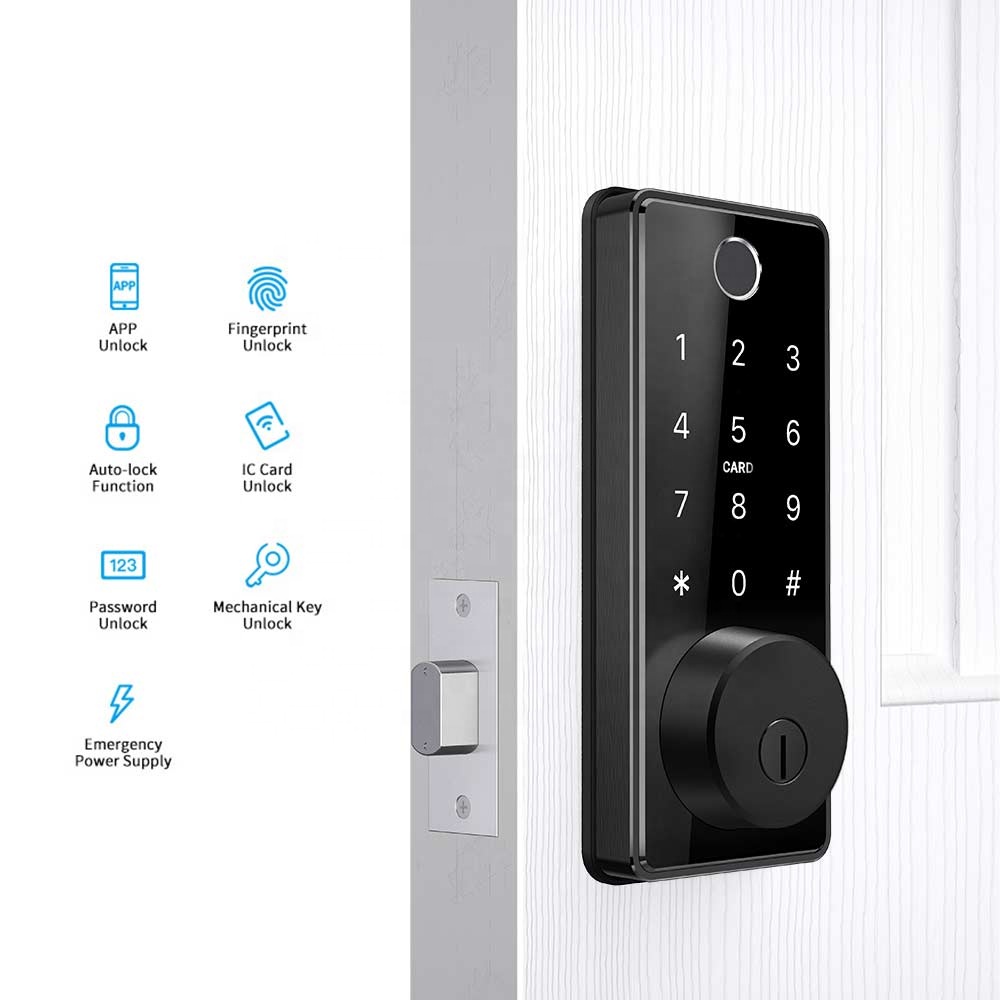 Hot Selling Automatic BLE WiFi APP Access Smart Code Door Lock