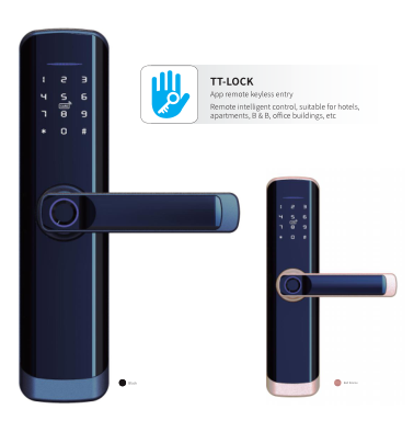2021 Tuya APP Wifi smart lock, digital biometric fingerprint door lock