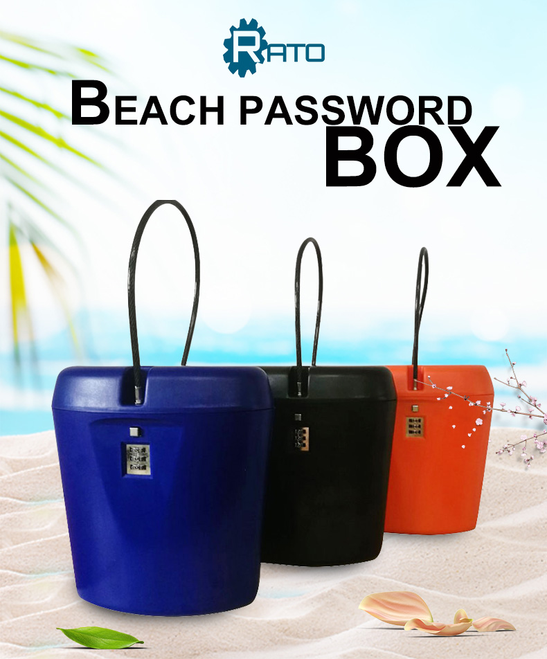 Travel Outdoor Phone Wallet Protect Box Beach Weather resistance Safe Lock Box Beach Storage Digital Box