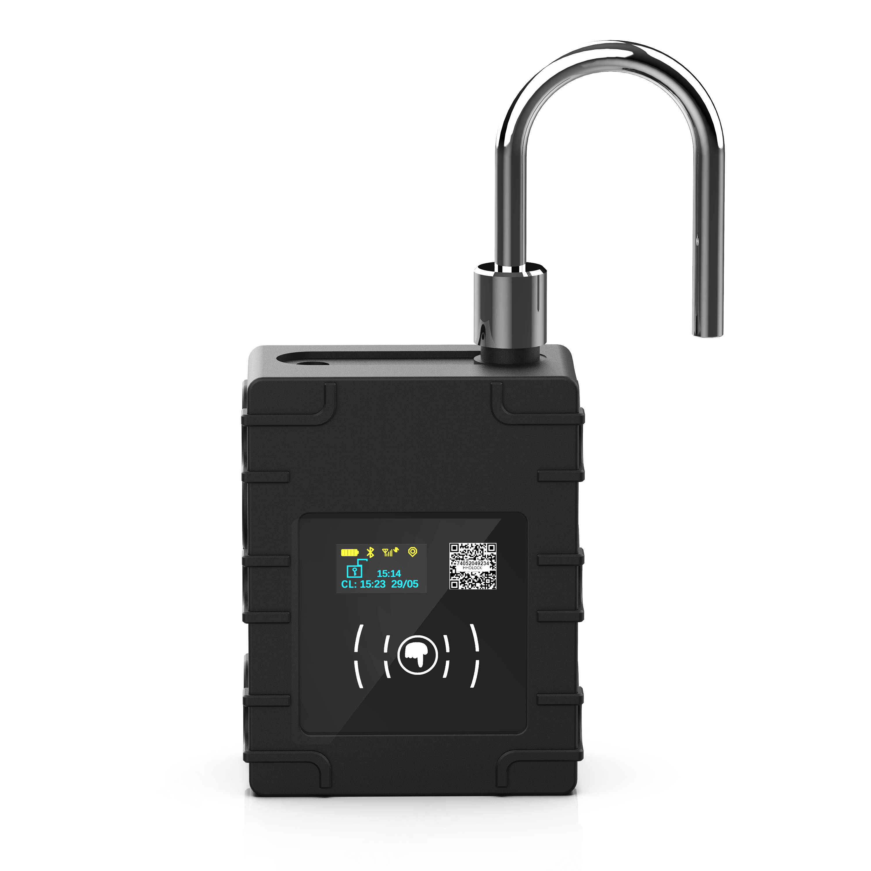 HHD 2021 Upgraded G300 Smart IOT BT RFID NFC keypad Padlock GPS Tracker RF Lock