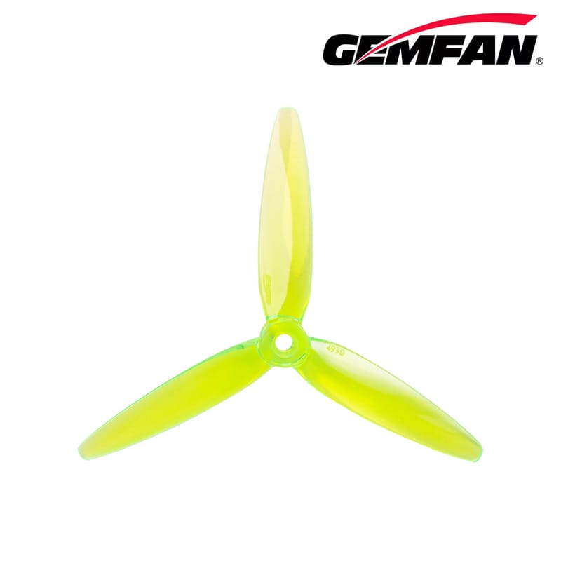 Gemfan 493D Zoe Collaboration Propellers for for small-sized dual-rotor freestyle racing drones