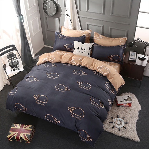 1PC Simple Bedding Set Duvet Cover Sets Bed Linen Single Double Queen King Size Quilt Covers