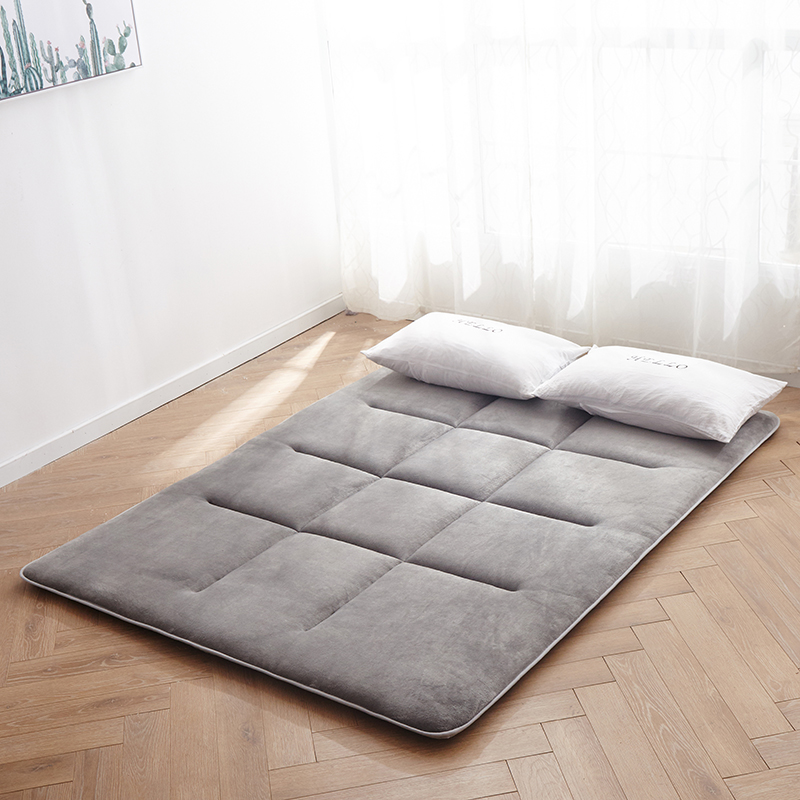Flannel Tatami Folding Kingsize Bed Cushion Pad for Dormitory Home Super Soft Mattress Floor Ground Tatimi-mat Bed Tatami Mat