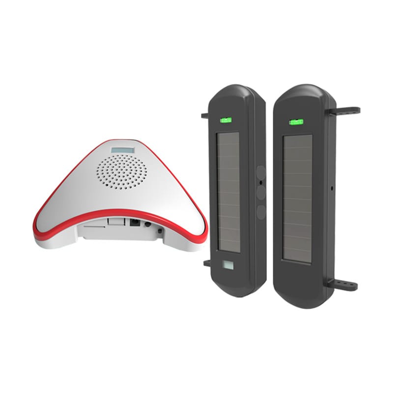 Solar Beam Sensor & Wireless Receiver System - 800 Meters Wireless Transmission Range - 100 Meters Sensor Detection Range - Fully Expandable System