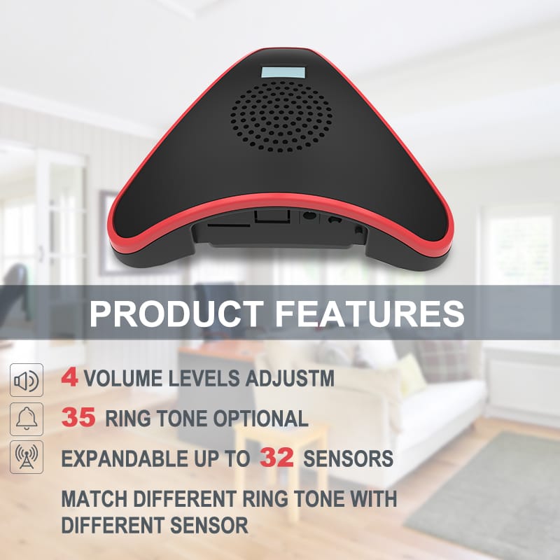Solar Wireless Long Range Driveway Alarm System-Home/Farm DIY Security Alert System