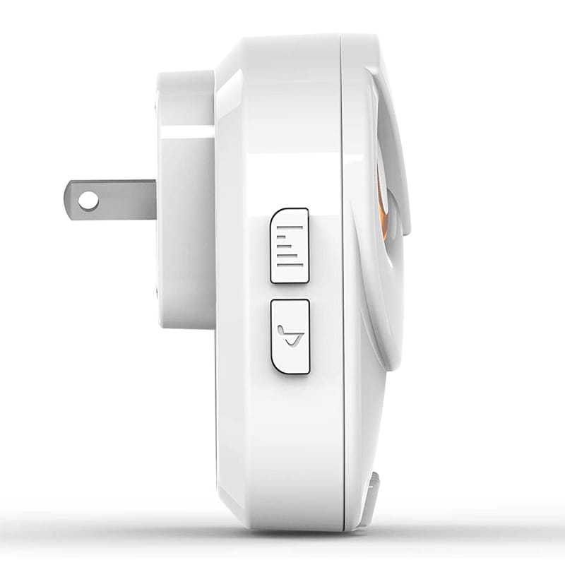 Extra Wireless Plug-in Receiver for HTZSAFE Wireless Alarms- Up to 32 Zones and 35 Optional Melodies- 4 Adjustable Volume Levels