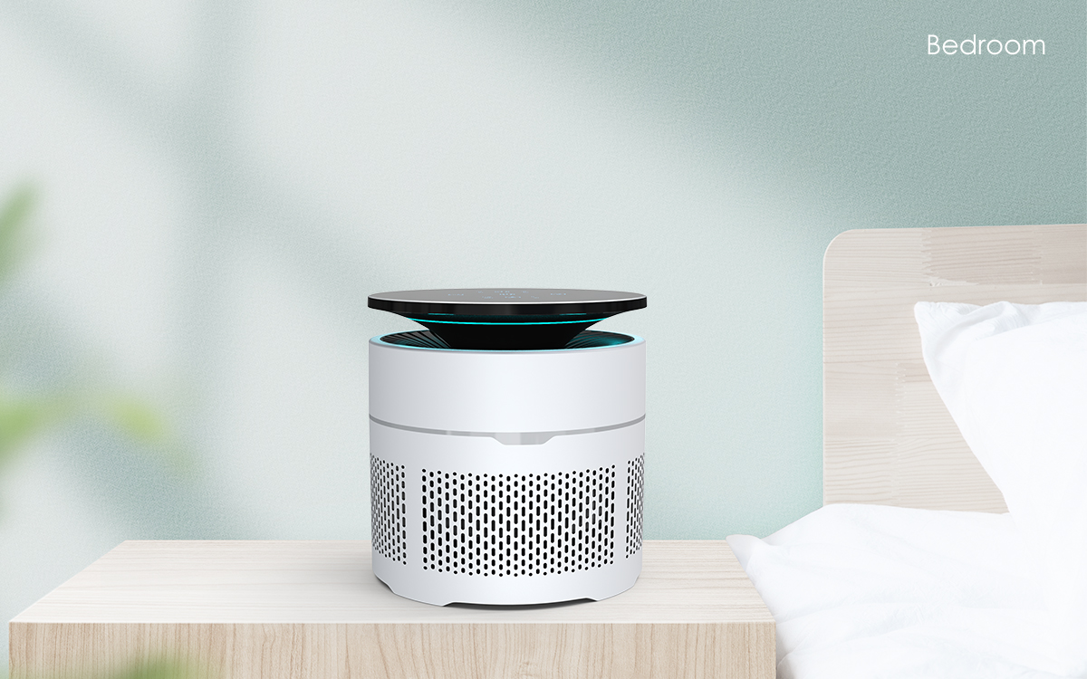 True HEPA Air Purifier for Room Up to 216ft², Ozone Free Air Cleaner for Pets, Allergies, Smokers, Mold, Odor Eliminator for Bedroom Office, Sleep Mode & Timer