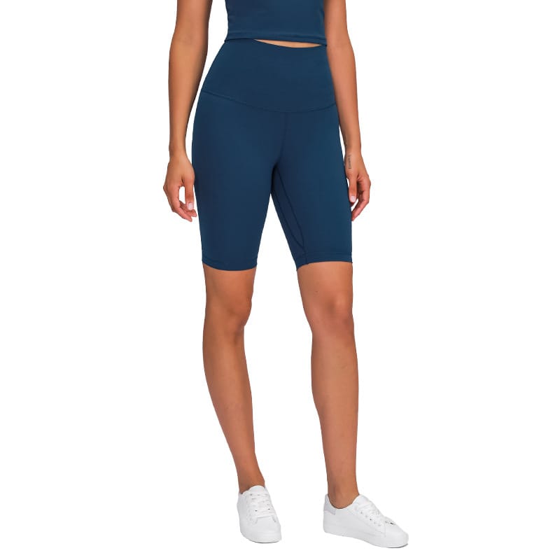 High Waisted Yoga Shorts With Pockets