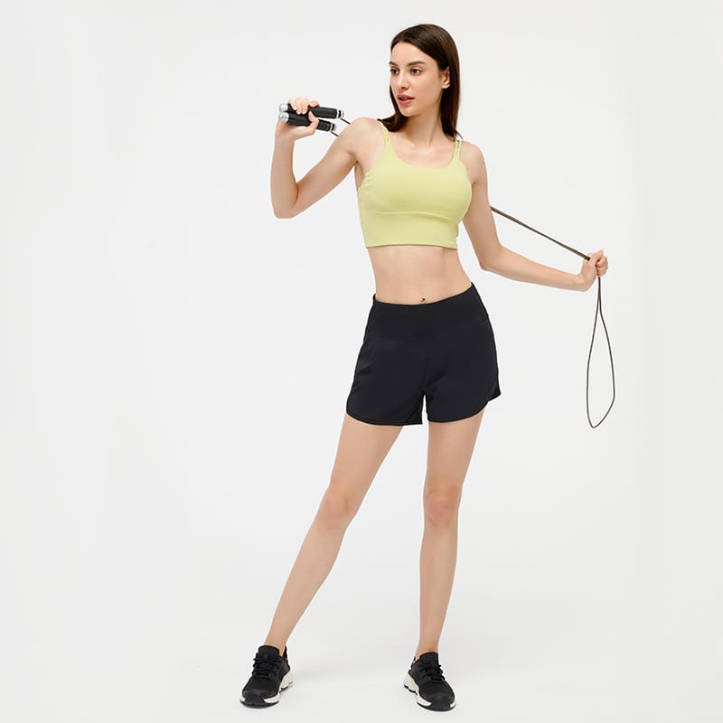 Drawstring Yoga Shorts