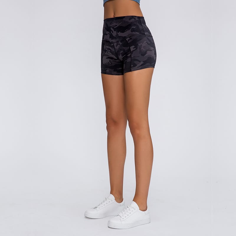 High Waisted Hot Yoga Shorts