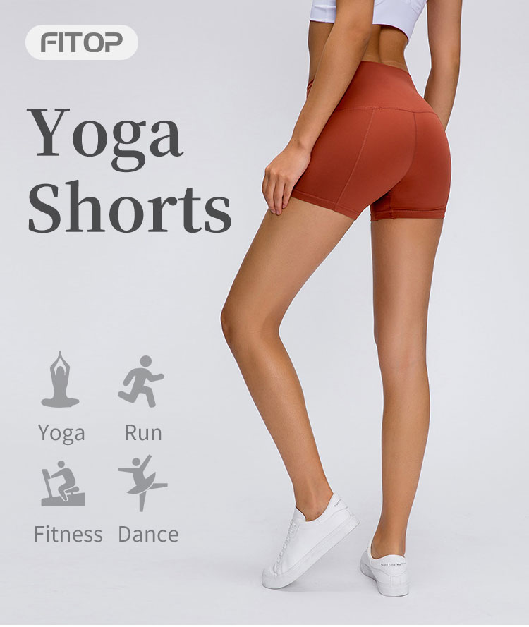 High Waisted Hot Yoga Shorts