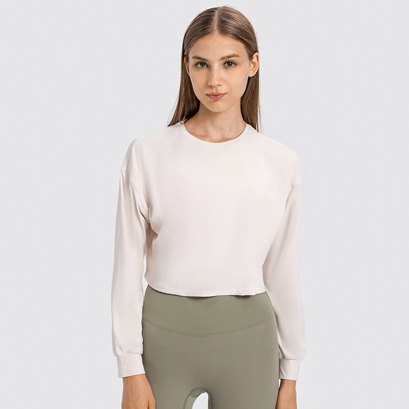Long Sleeve Yoga Top Womens