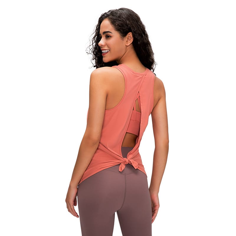 Open Back Workout Tops