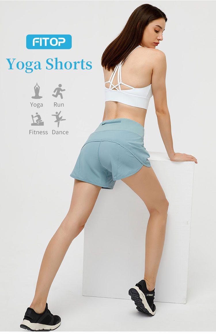 Drawstring Yoga Shorts