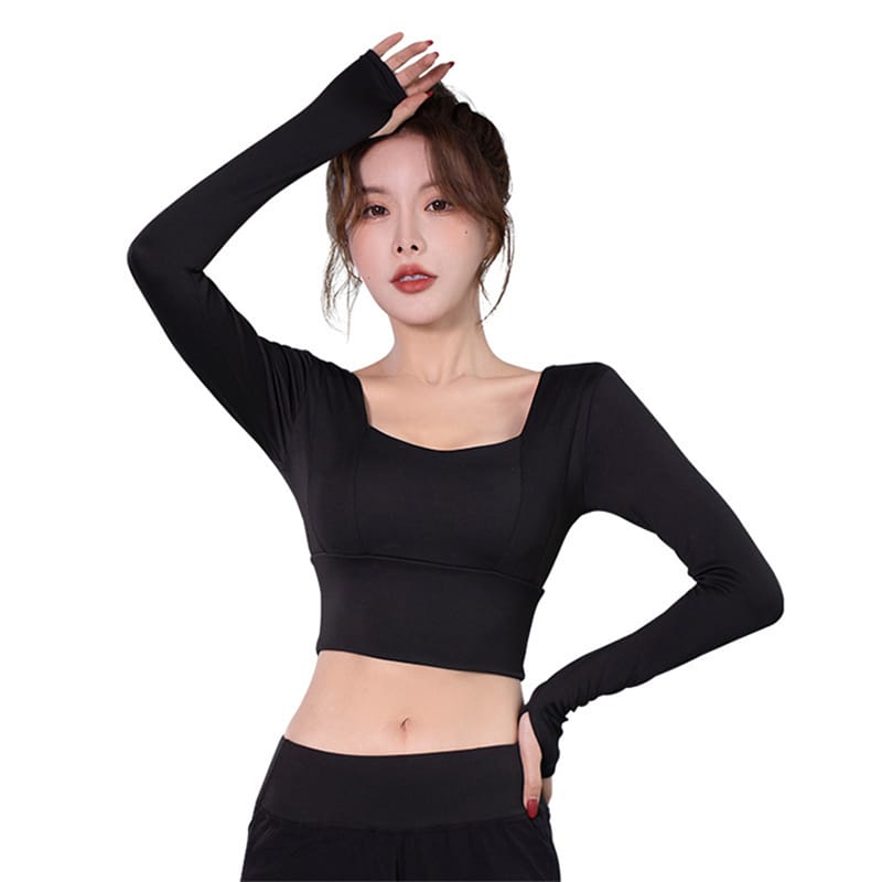 Workout Tops with Built in Bra
