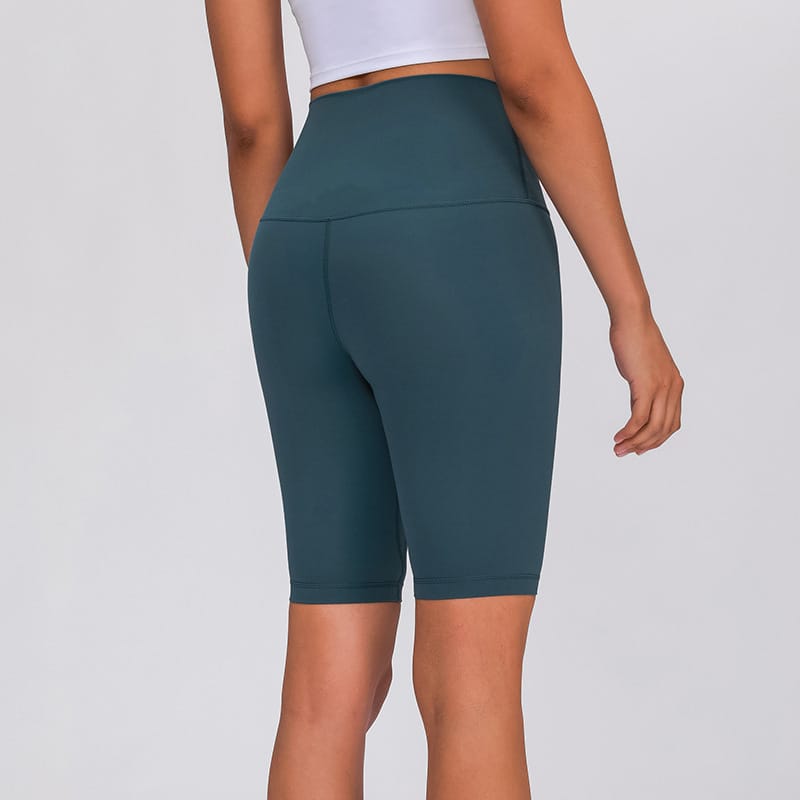 High Waisted Yoga Shorts With Pockets