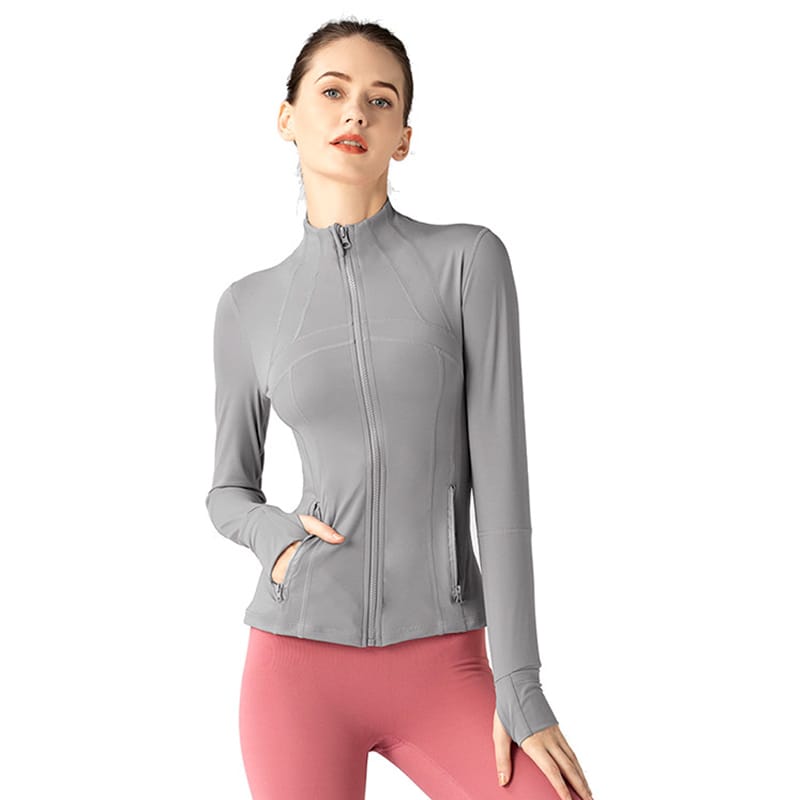 Yoga Jacket with Thumb Holes