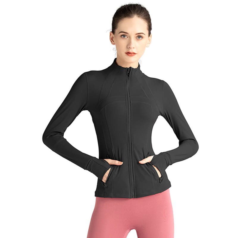 Yoga Jacket with Thumb Holes