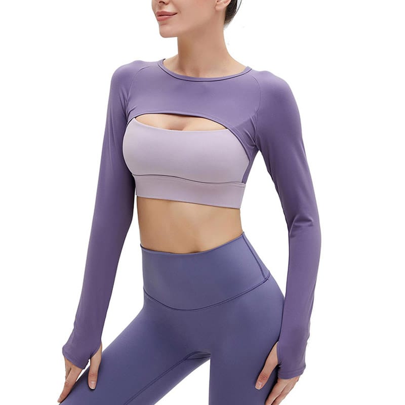 Cut Out Long Sleeve Top