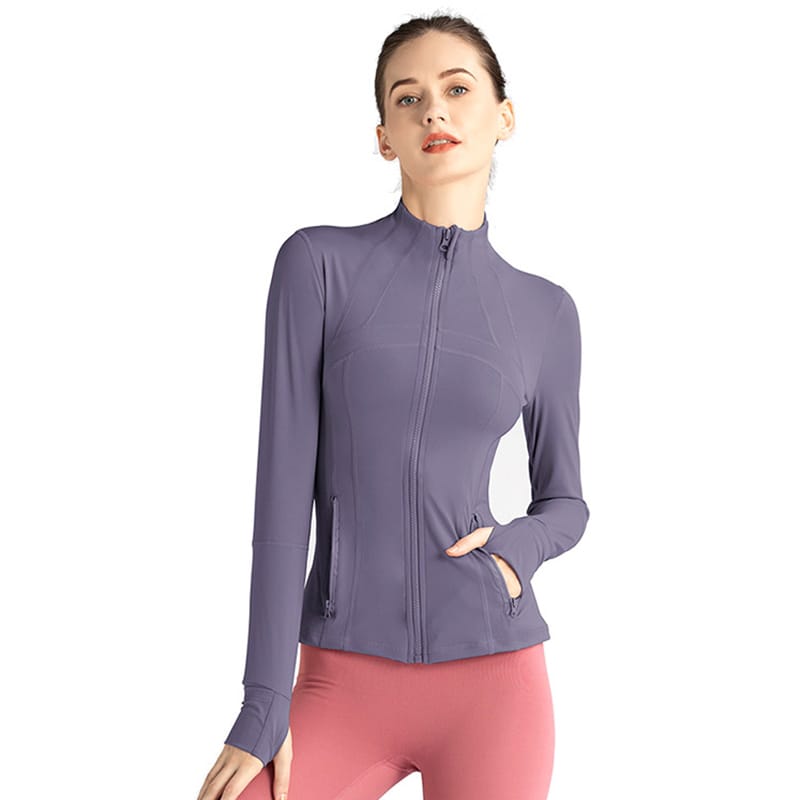 Yoga Jacket with Thumb Holes