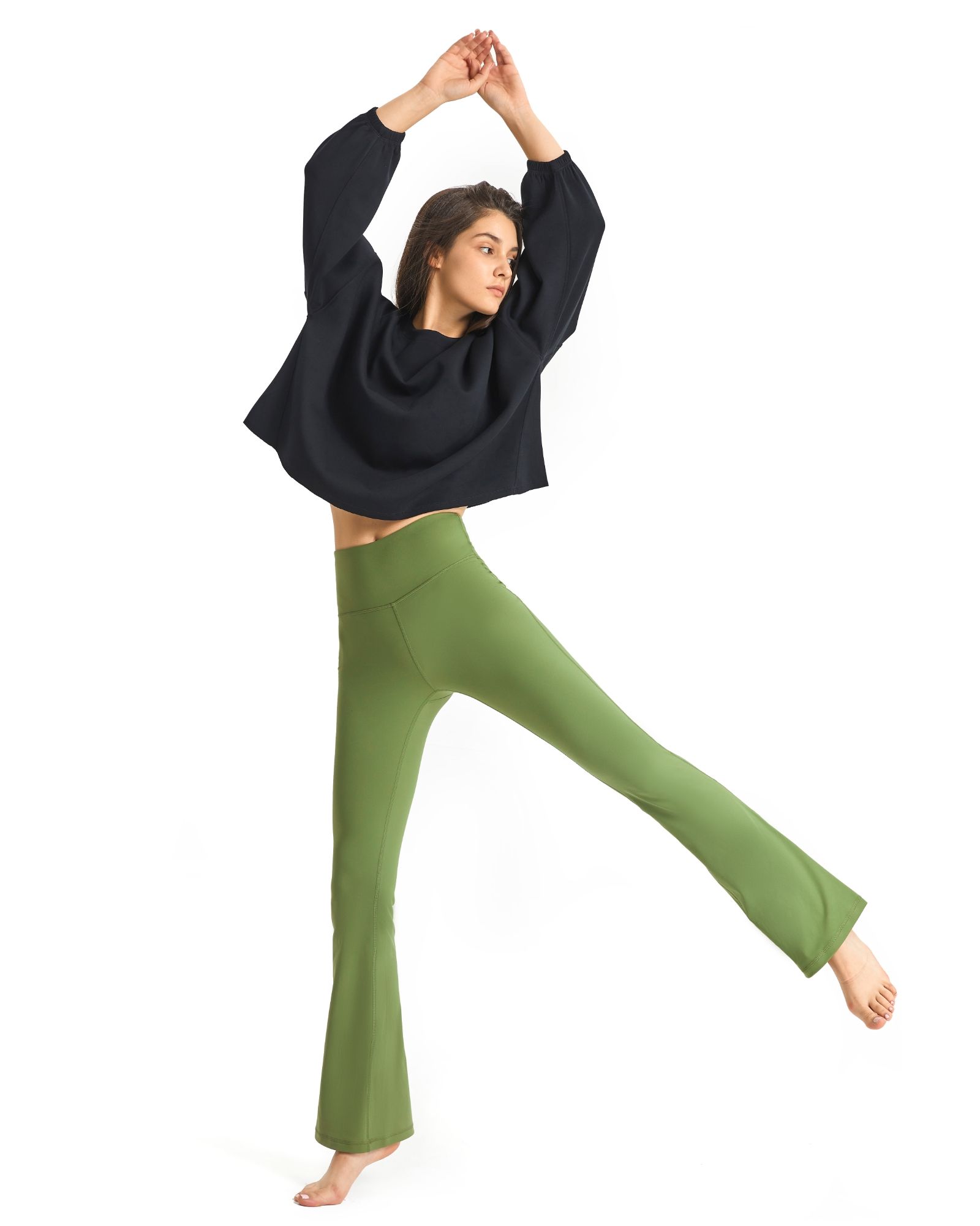 【61】FITOP Flare Yoga Pants for Women Buttery Soft High Waist Bootcut Pants Workout Leggings
