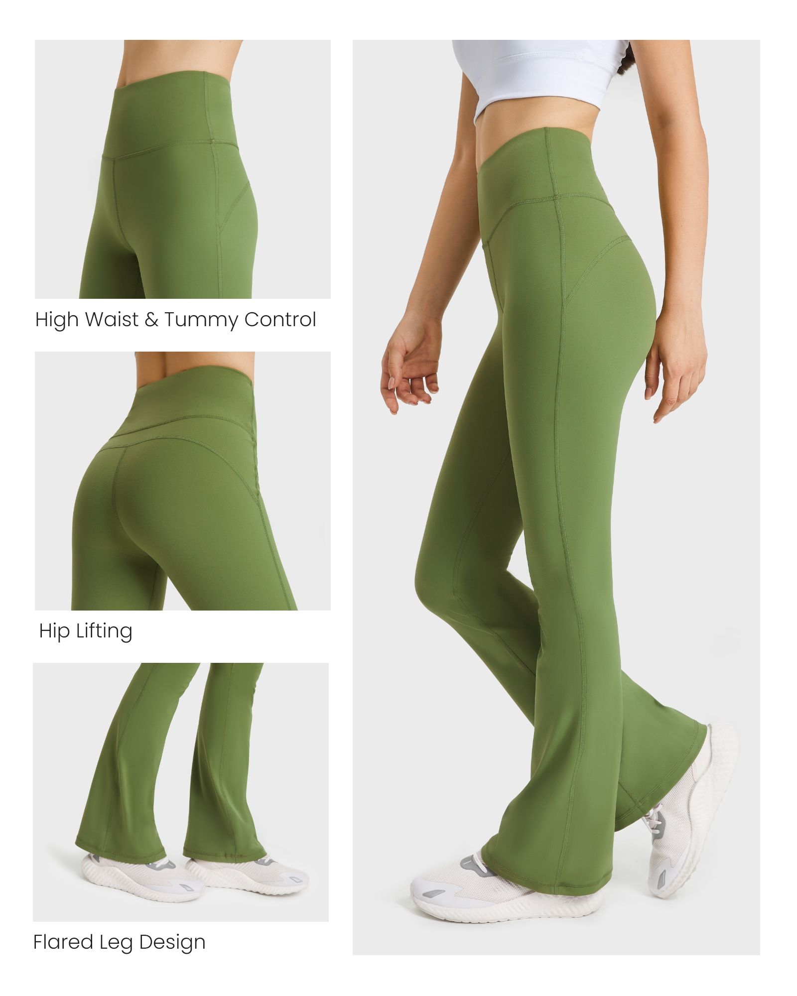 【61】FITOP Flare Yoga Pants for Women Buttery Soft High Waist Bootcut Pants Workout Leggings