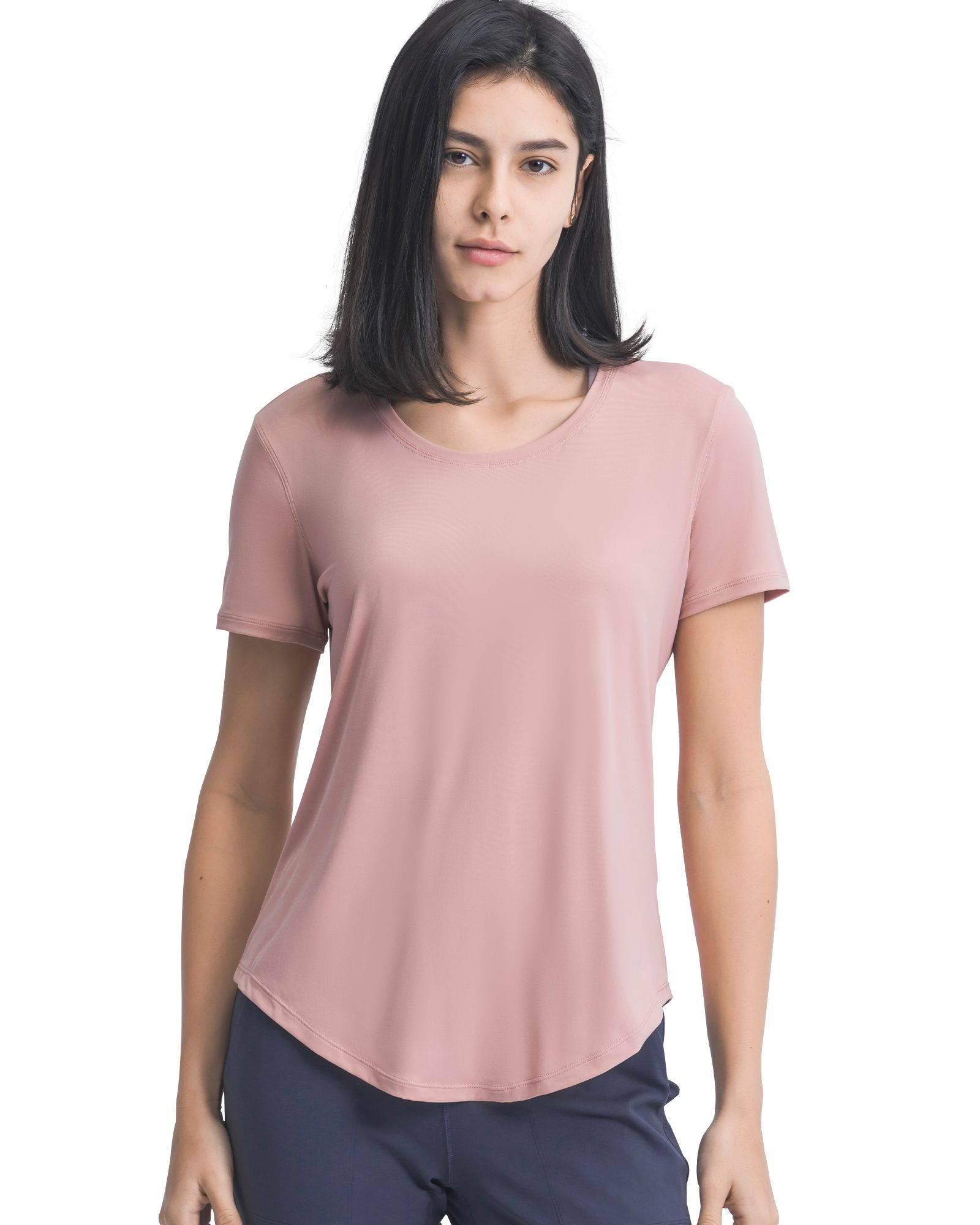 FITOP Workout Tops for Women Short Sleeve Athletic Tees Breathable Yoga Gym Running Yoga Shirts