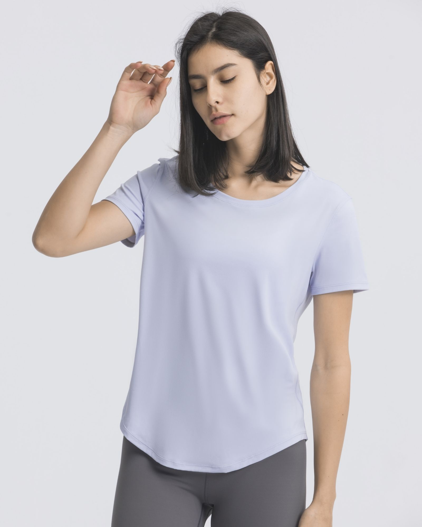FITOP Workout Tops for Women Short Sleeve Athletic Tees Breathable Yoga Gym Running Yoga Shirts