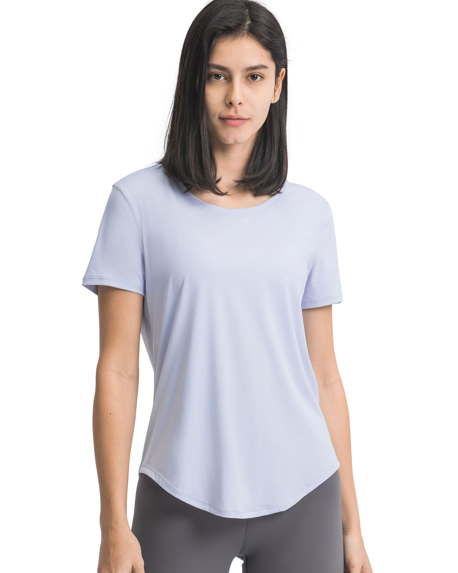 FITOP Workout Tops for Women Short Sleeve Athletic Tees Breathable Yoga Gym Running Yoga Shirts