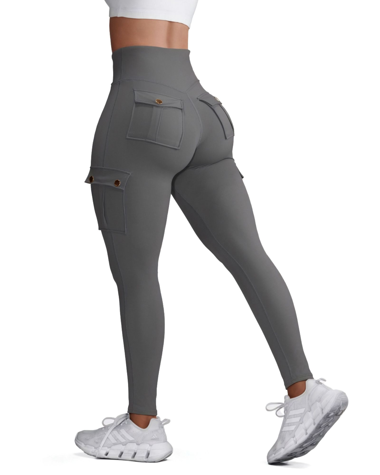 FITOP Yoga Leggings with Pockets for Women Scrunch Workout Leggings High Waist Butt Lifting Cargo Pants