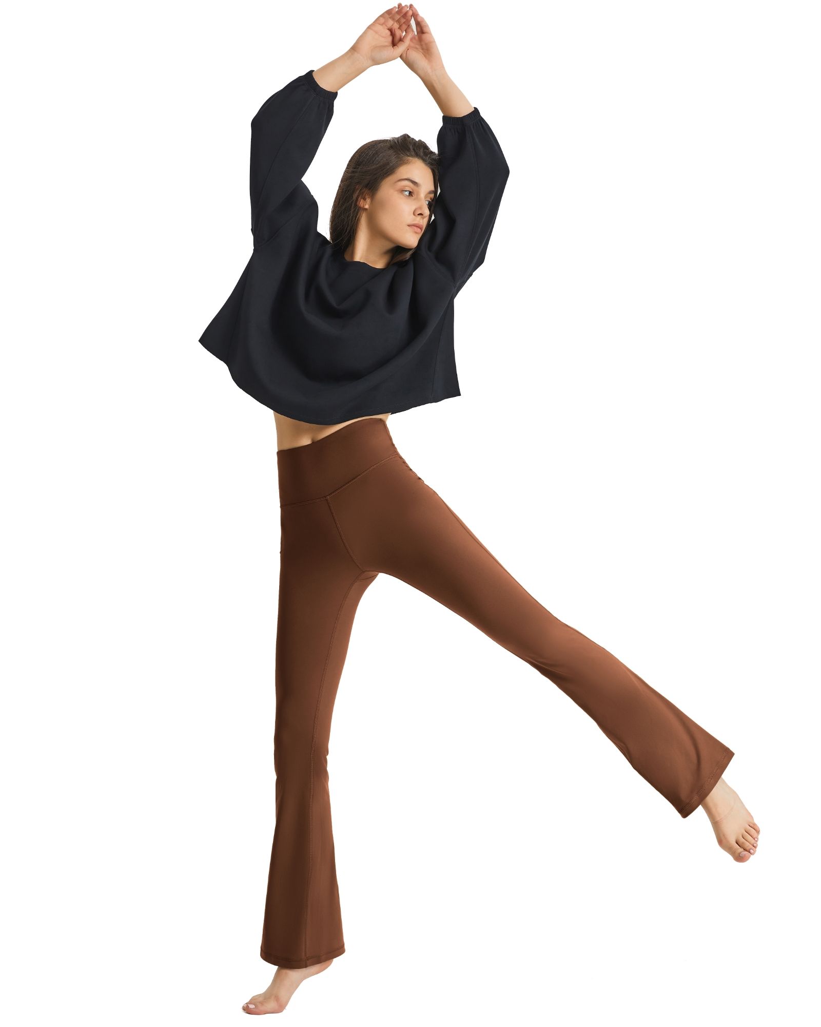 【61】FITOP Flare Yoga Pants for Women Buttery Soft High Waist Bootcut Pants Workout Leggings