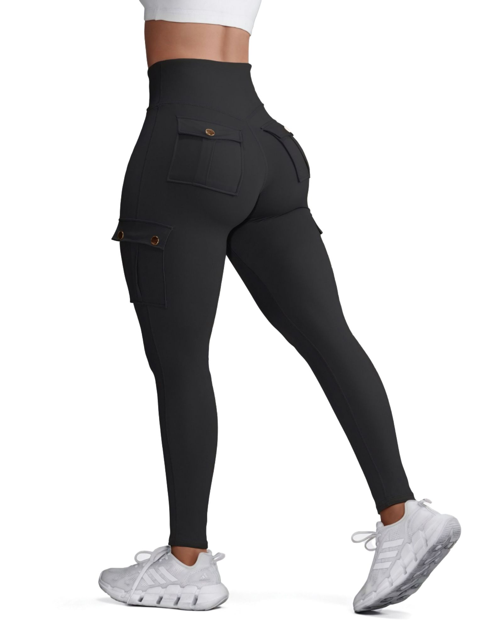 FITOP Yoga Leggings with Pockets for Women Scrunch Workout Leggings High Waist Butt Lifting Cargo Pants