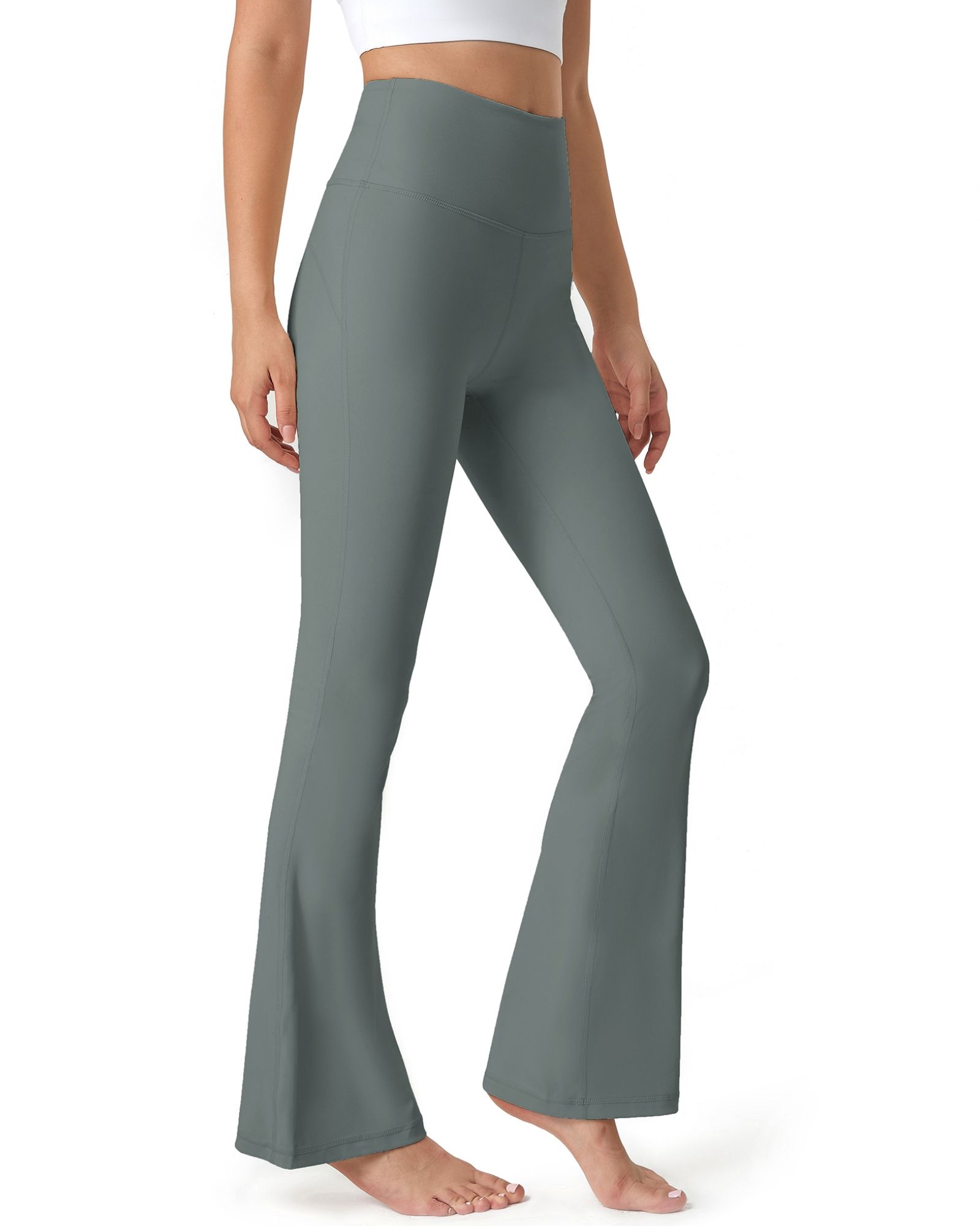 【61】FITOP Flare Yoga Pants for Women Buttery Soft High Waist Bootcut Pants Workout Leggings