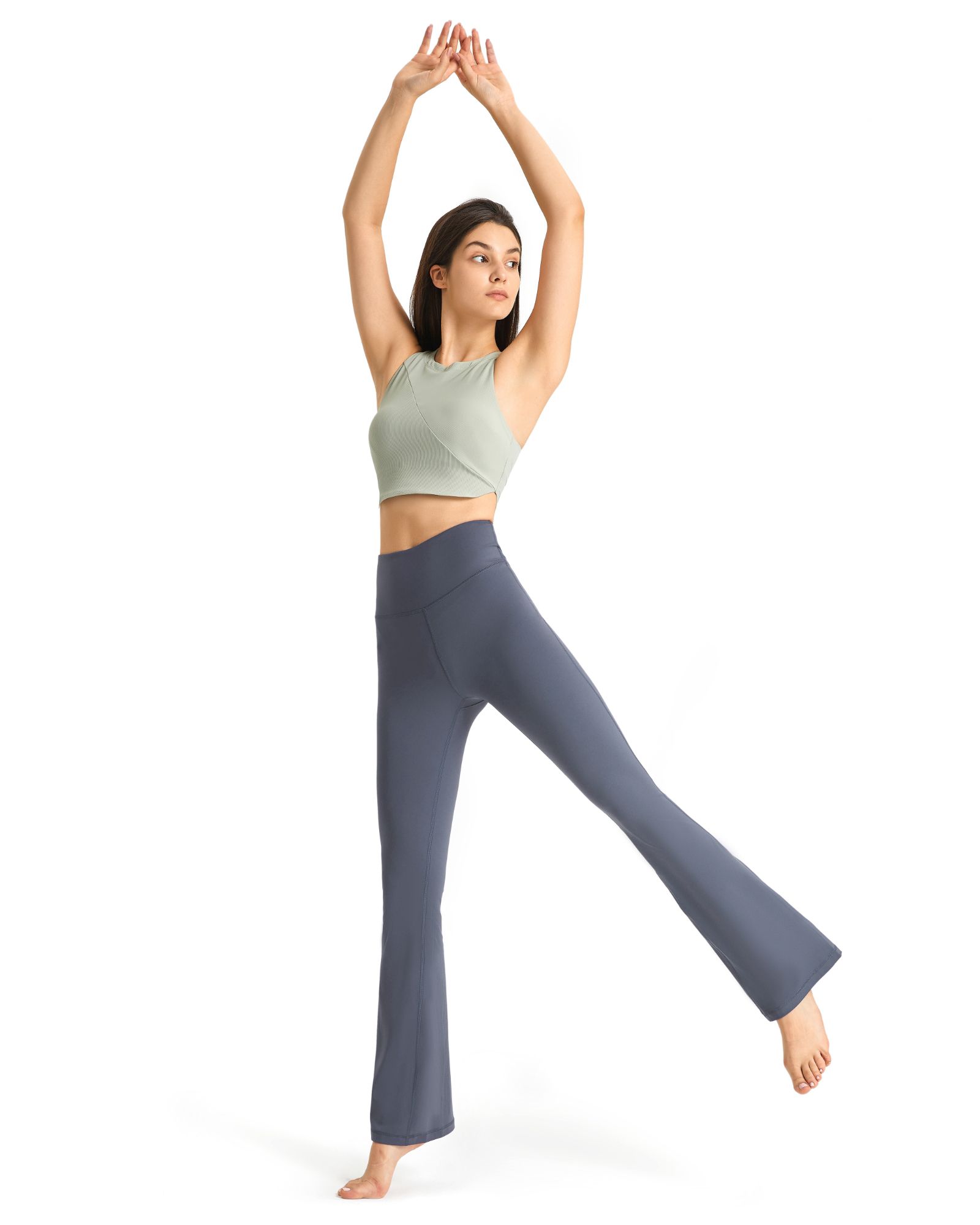 【61】FITOP Flare Yoga Pants for Women Buttery Soft High Waist Bootcut Pants Workout Leggings
