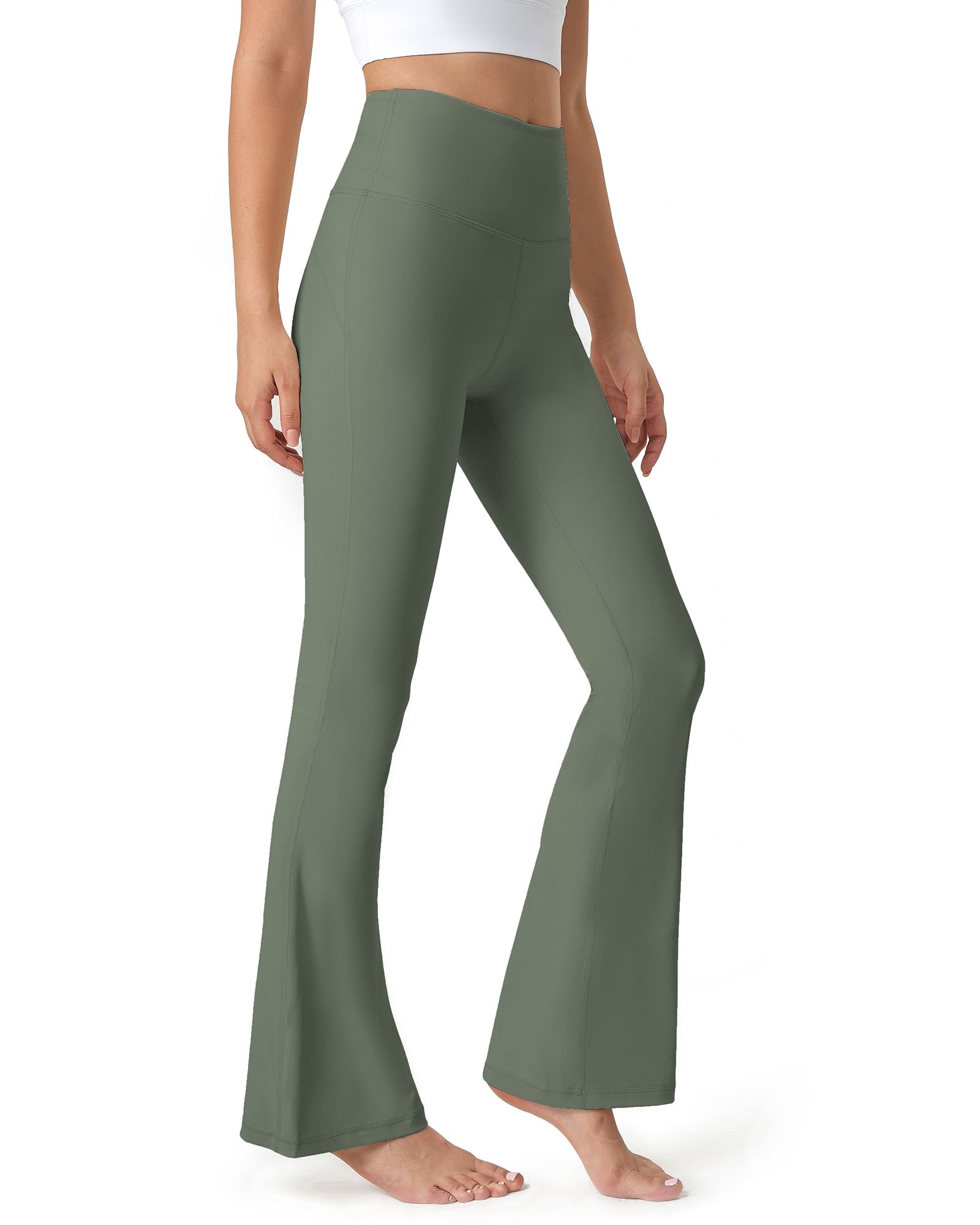 【61】FITOP Flare Yoga Pants for Women Buttery Soft High Waist Bootcut Pants Workout Leggings