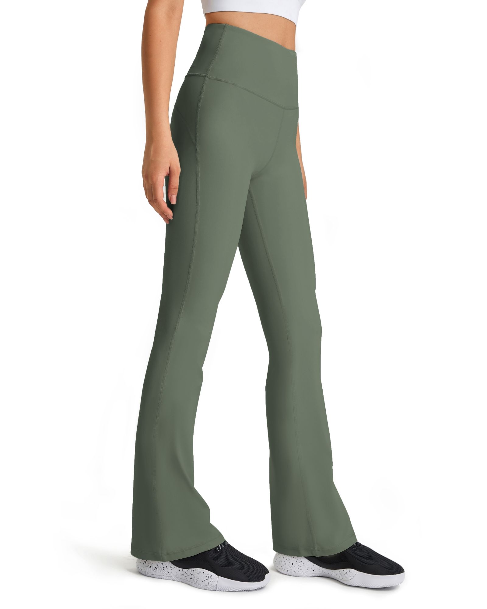 【61】FITOP Flare Yoga Pants for Women Buttery Soft High Waist Bootcut Pants Workout Leggings
