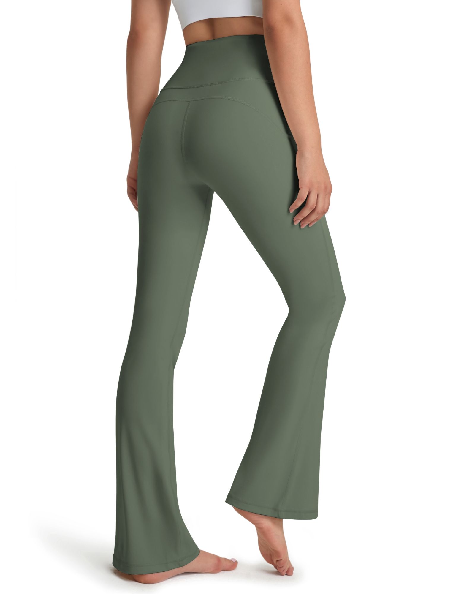【61】FITOP Flare Yoga Pants for Women Buttery Soft High Waist Bootcut Pants Workout Leggings
