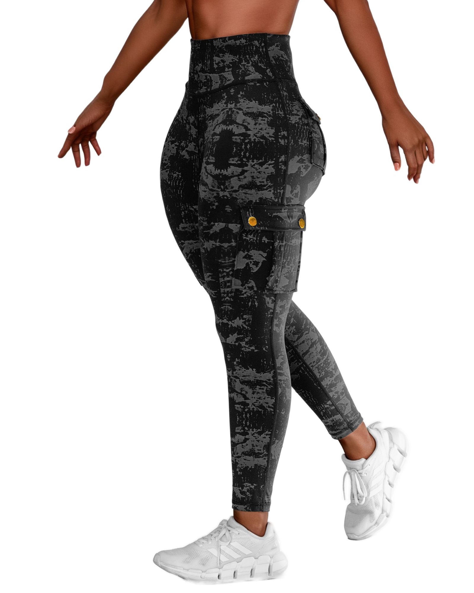 FITOP Yoga Leggings with Pockets for Women Scrunch Workout Leggings High Waist Butt Lifting Cargo Pants