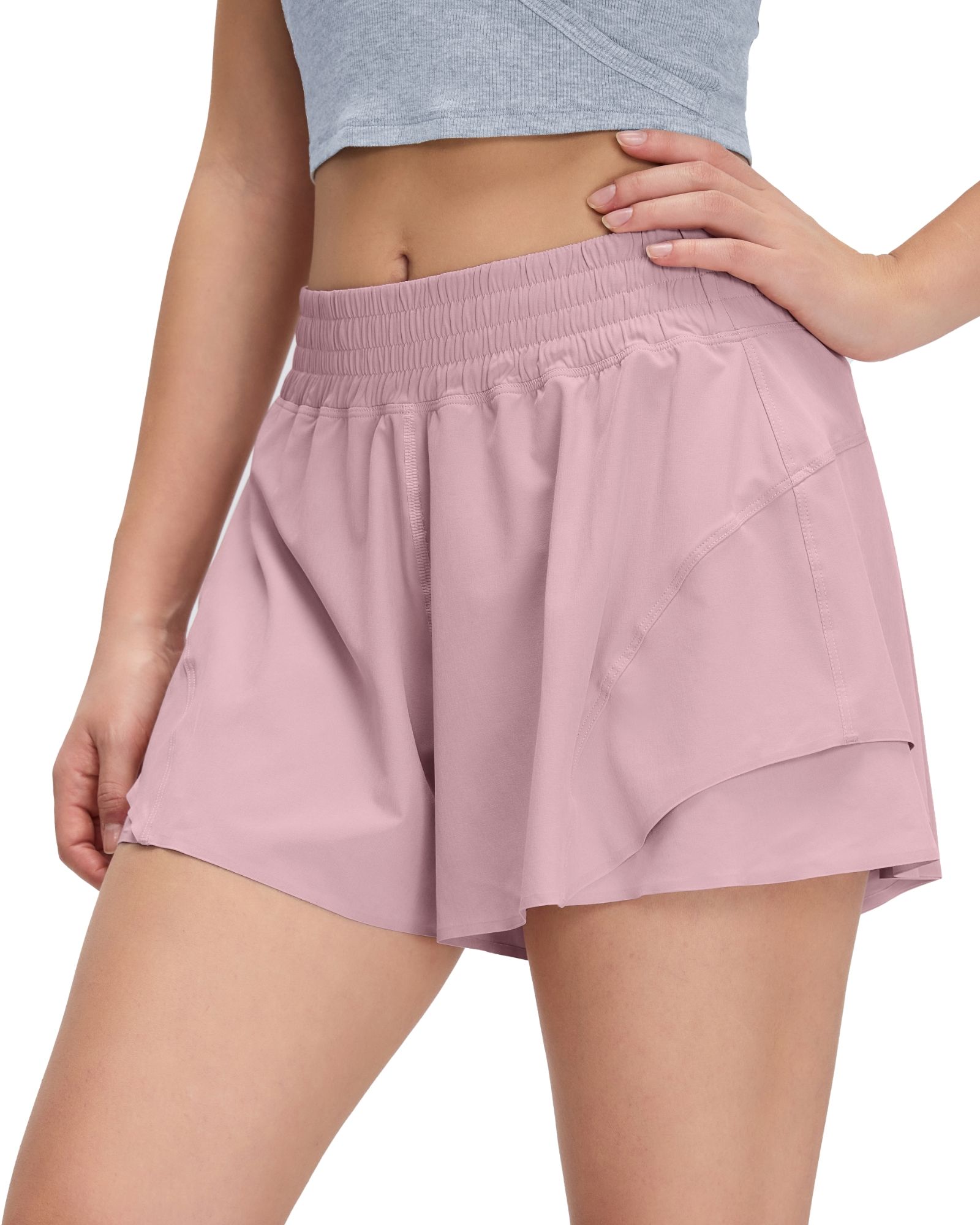 FITOP Women's High Waisted Running Shorts
