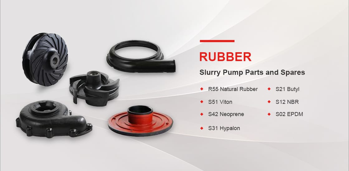 Slurry Pump Spares, Slurry Pump Rubber Parts, Rubber Warman Pump Parts
