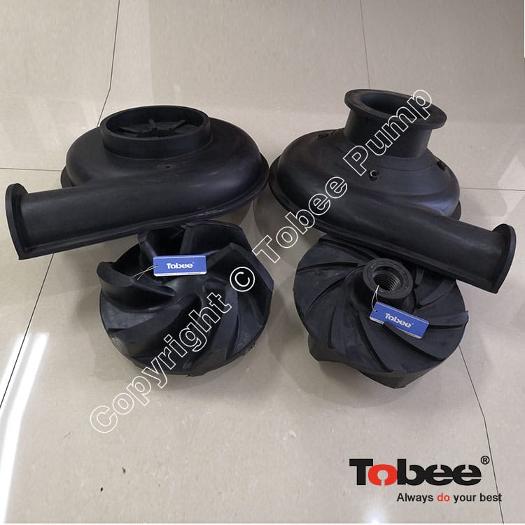 Semi-open impeller 64114R55 for 100D-L and 6/4D-SC Slurry pumps