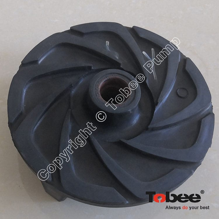 B1052R55 Elastomer Rubber impeller for 1.5/1 B-AHR Rubber-Lined Slurry Pumps