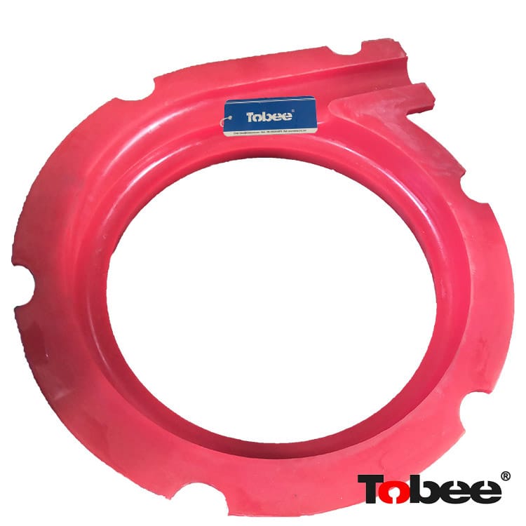 Polyurethane slurry pump cover plate liner