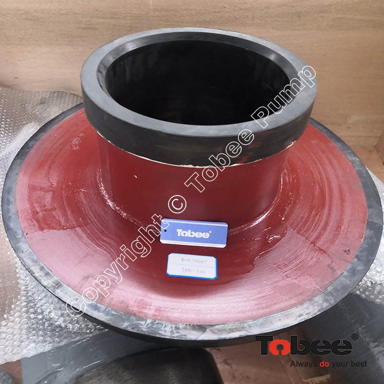 slurry pump rubber throatbush