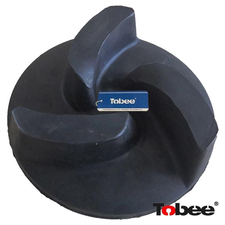 1.5x1 B-AHR Rubber Lined Slurry Pumps,  Impeller Spare Parts B1052R55 on 1.5x1 AH Tailing Pumps